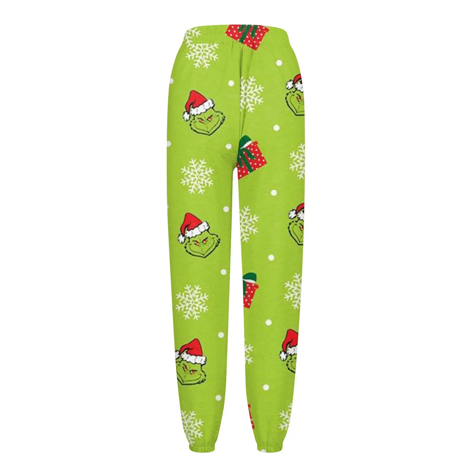 Women'S Casual Fashion Christmas Printed Casual Sweatpants Elastic Waist Drawstring Pants Roupas Femininas  Plus Size Feminino