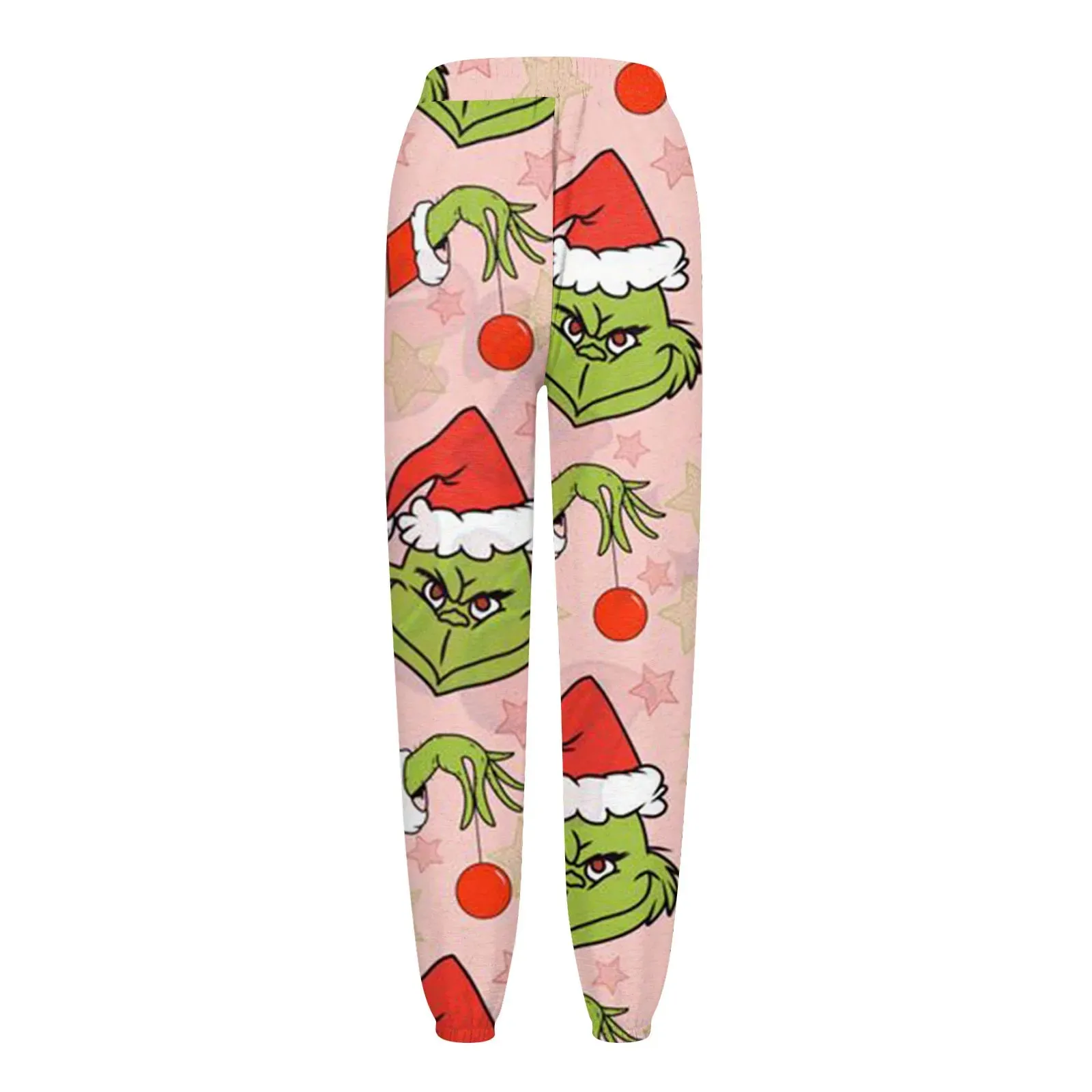 Women'S Casual Fashion Christmas Printed Casual Sweatpants Elastic Waist Drawstring Pants Roupas Femininas  Plus Size Feminino