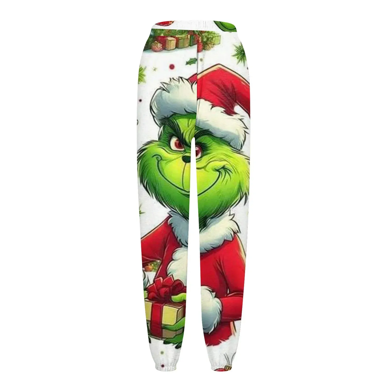 Women'S Casual Fashion Christmas Printed Casual Sweatpants Elastic Waist Drawstring Pants Roupas Femininas  Plus Size Feminino