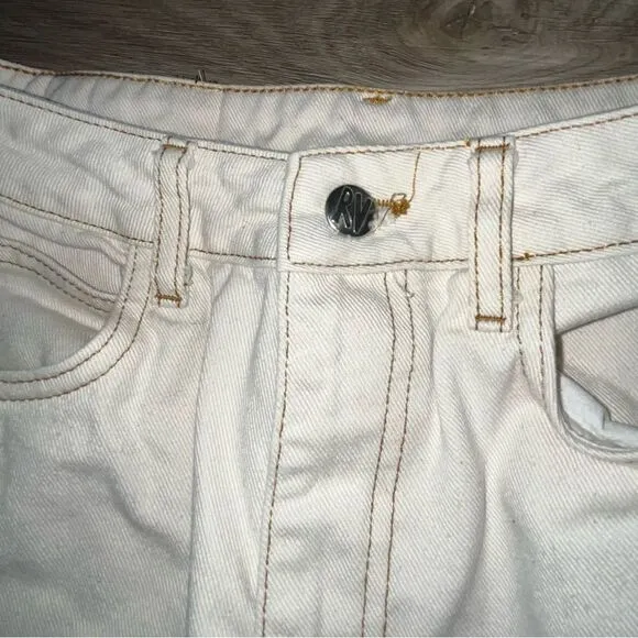Women's Reclaimed Vintage Cream High Waisted Jeans