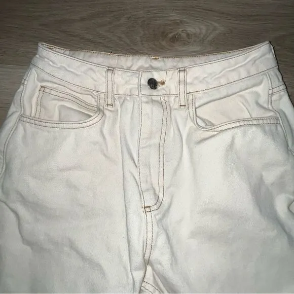 Women's Reclaimed Vintage Cream High Waisted Jeans