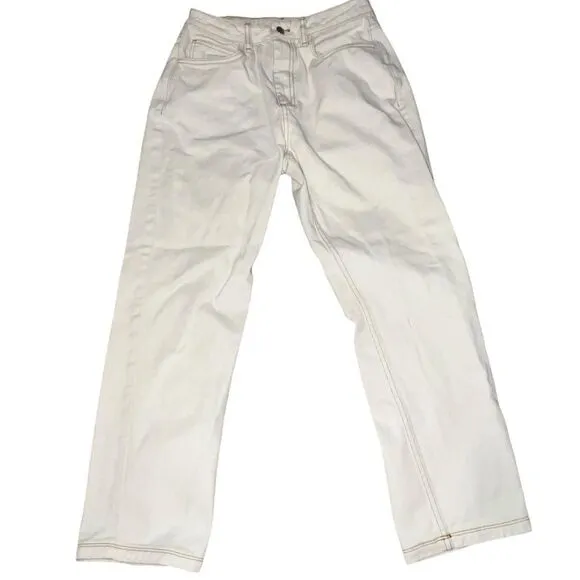 Women's Reclaimed Vintage Cream High Waisted Jeans
