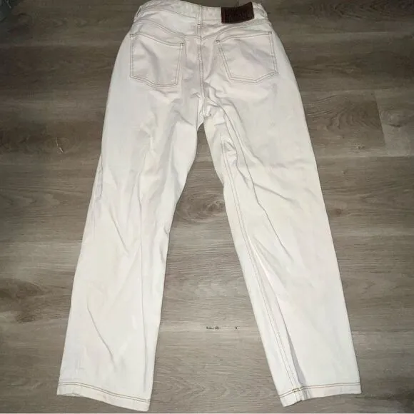 Women's Reclaimed Vintage Cream High Waisted Jeans