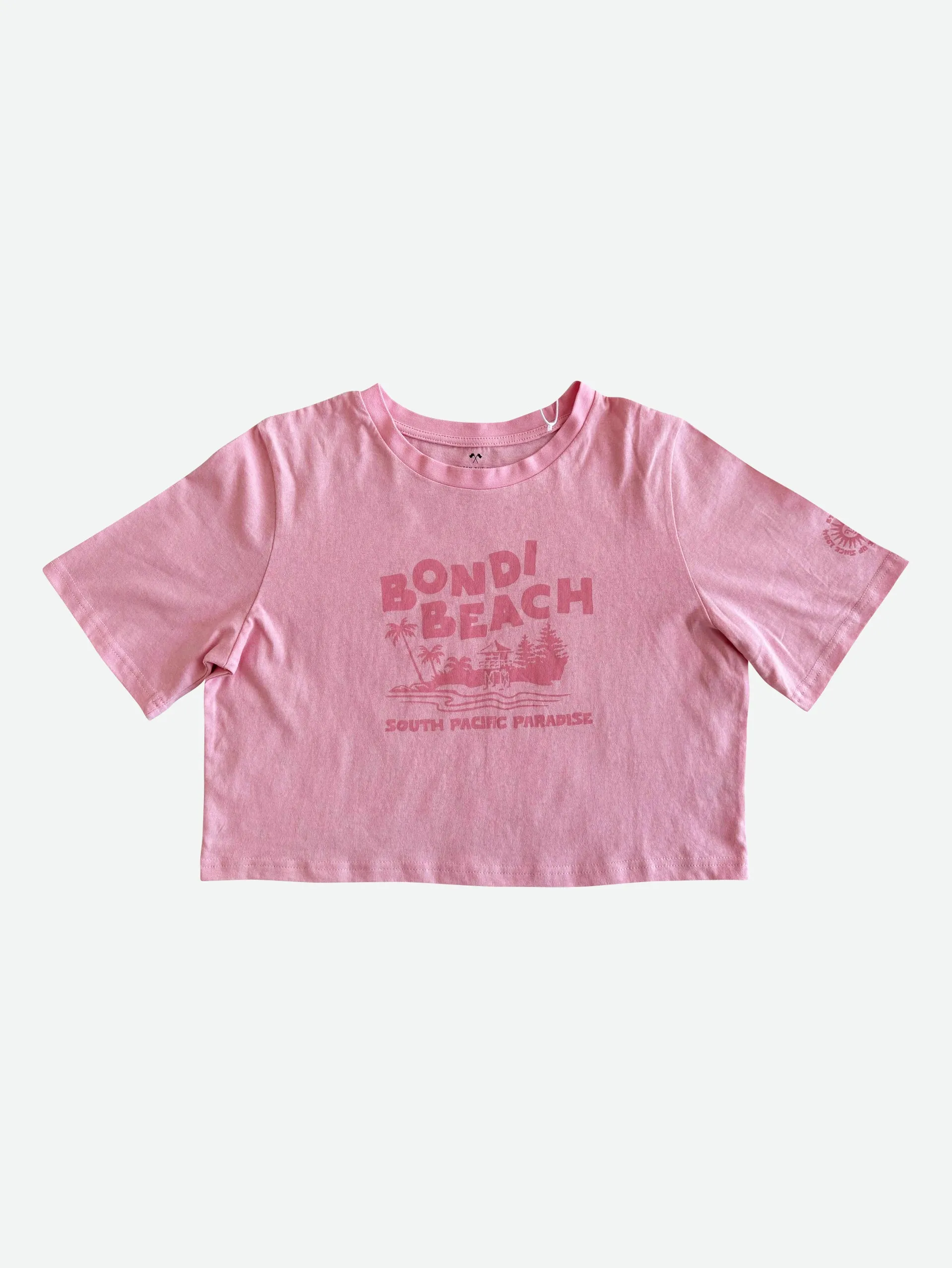 Women's Sunny Crop Tee (Watermelon)