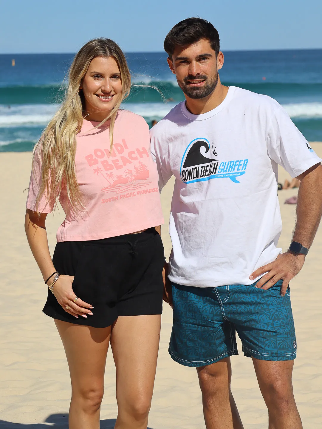 Women's Sunny Crop Tee (Watermelon)