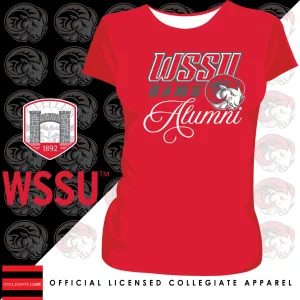 WSSU | Fancy ALUMNI Red Ladies Tees (**)