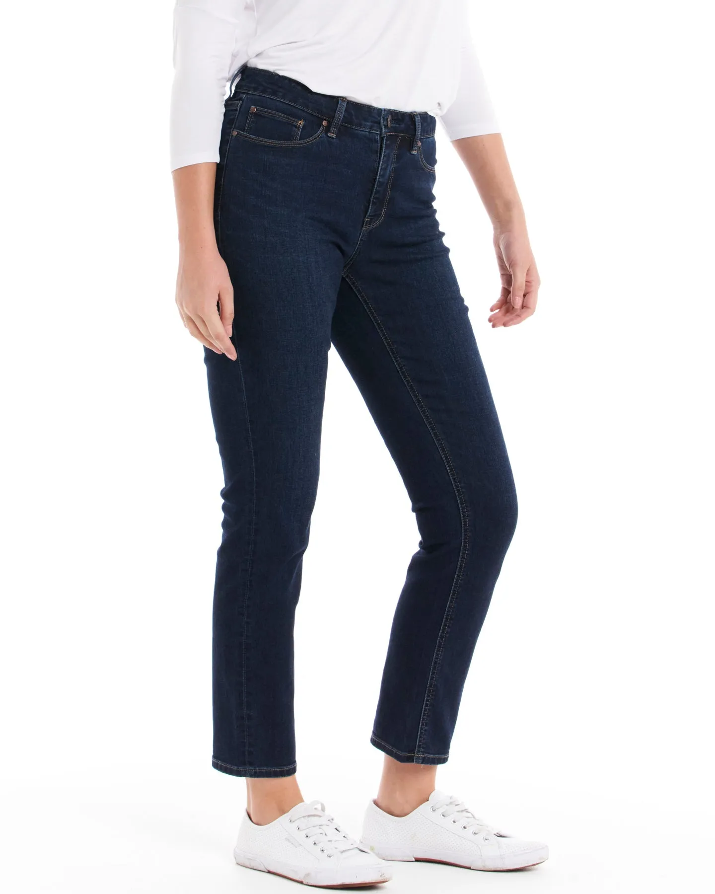 Wynona Curve Jeans - Smokey Blue