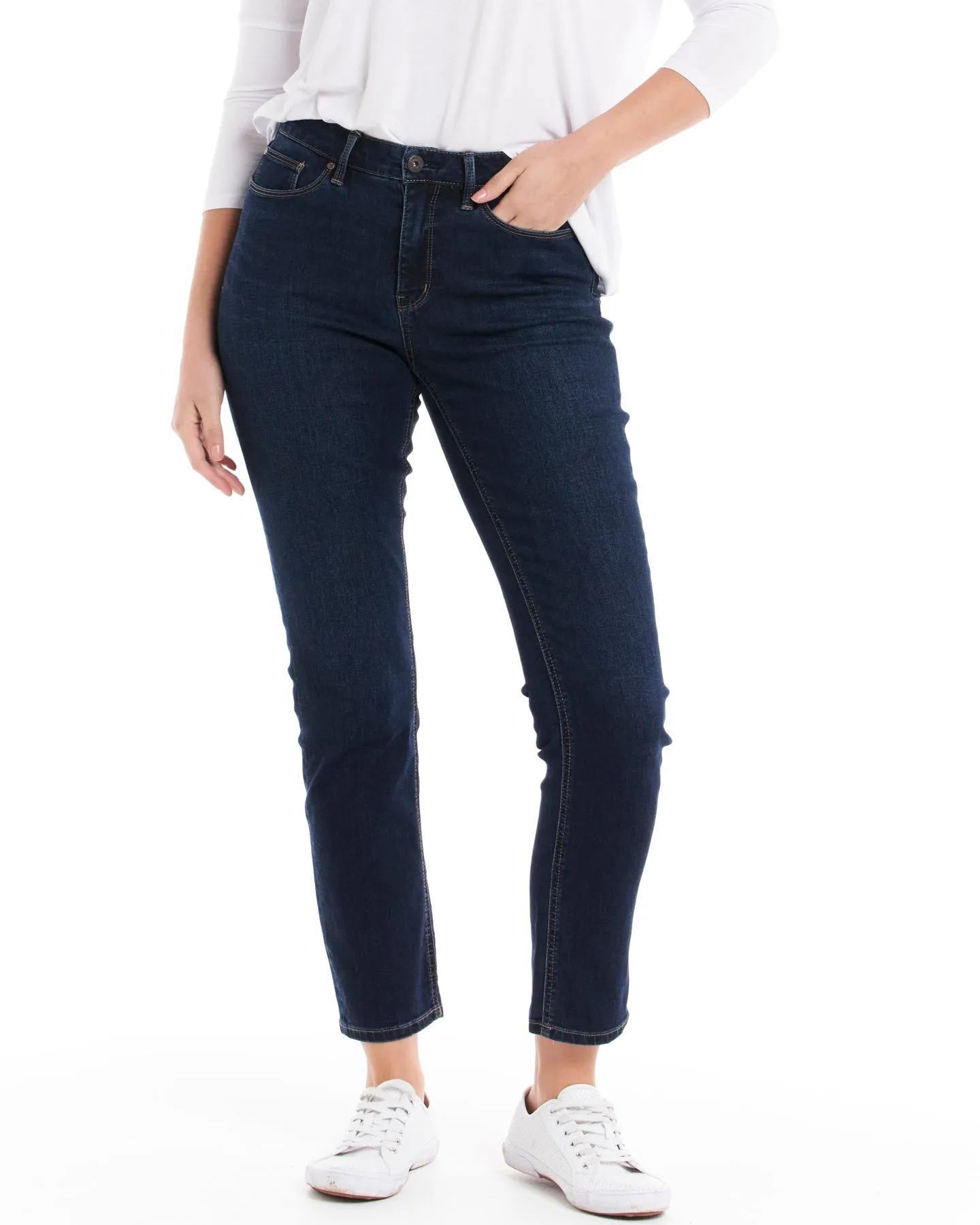 Wynona Curve Jeans - Smokey Blue