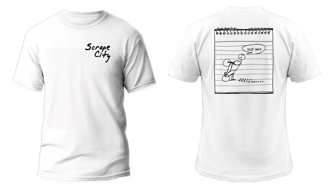 YEE-HAH TEE WHITE