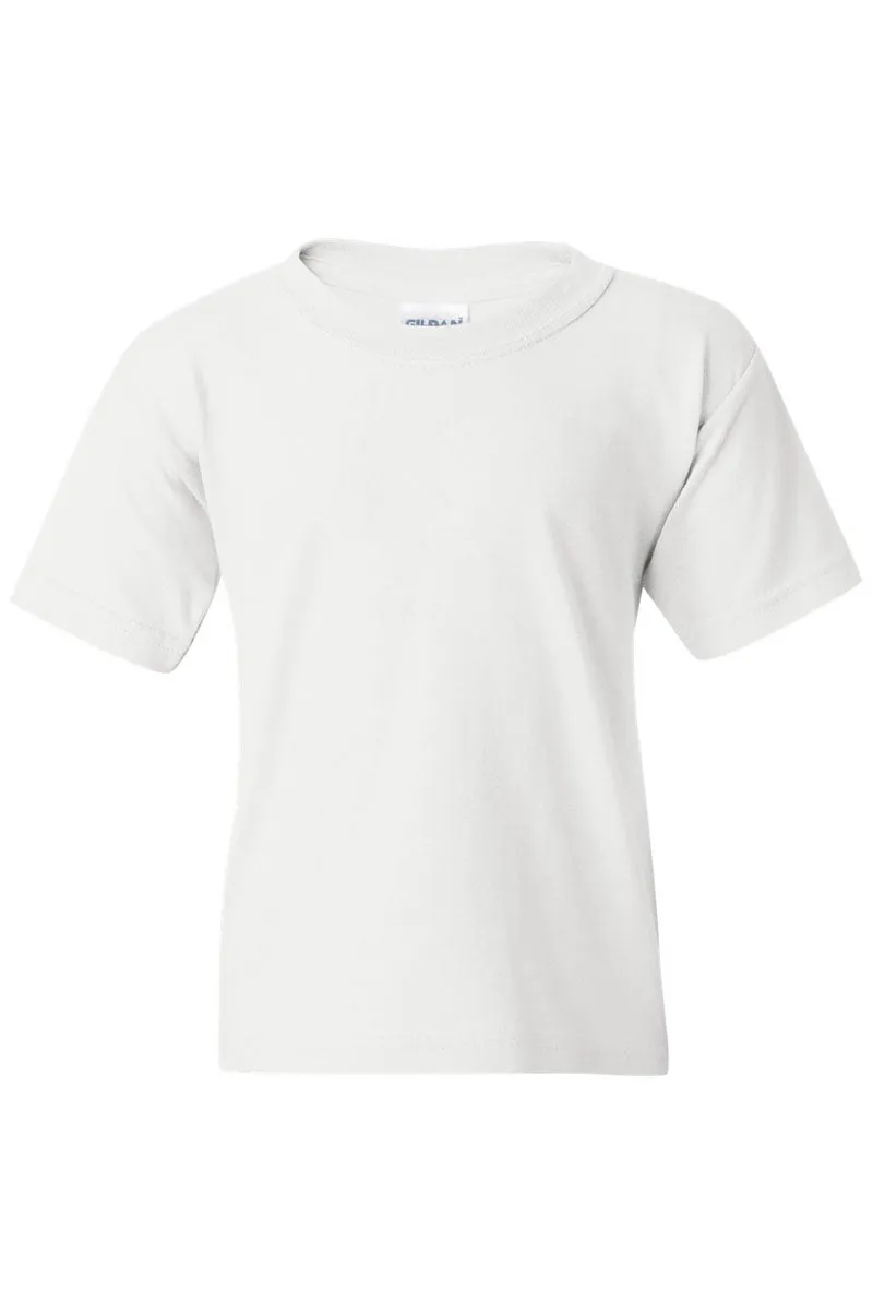 Youth Outline Groovy Happy Easter Short Sleeve Relaxed Fit T-Shirt