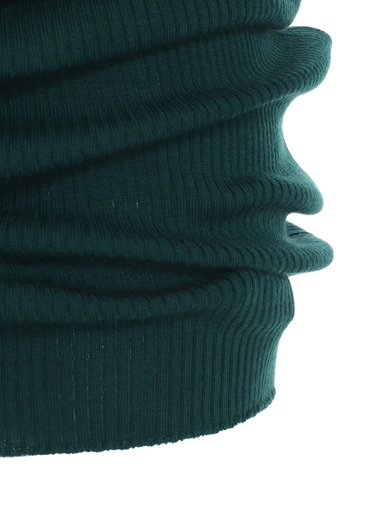Y's × JOHN SMEDLEY TURTLENECK RIBBED KNIT