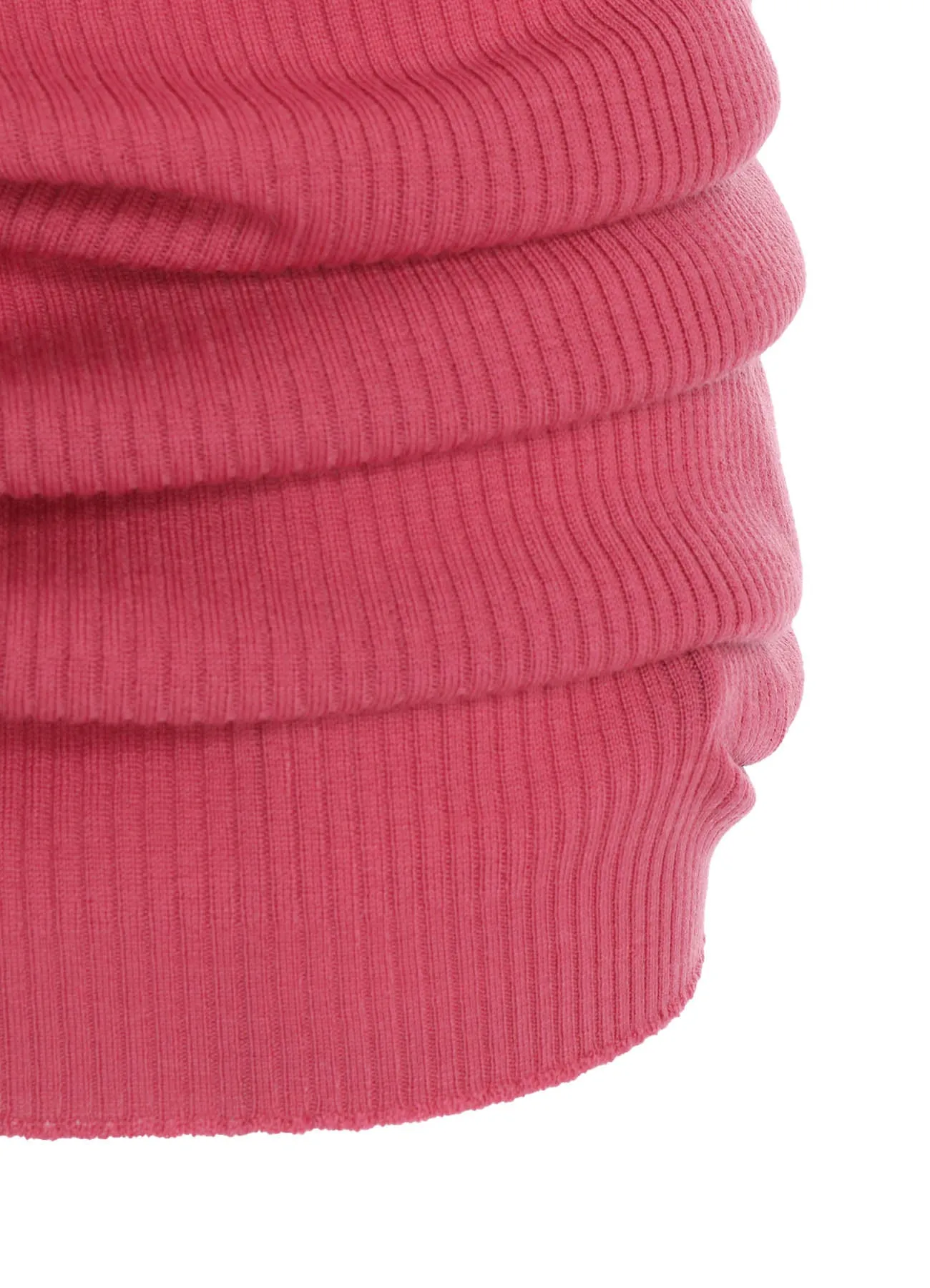 Y's × JOHN SMEDLEY TURTLENECK RIBBED KNIT