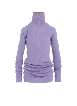 Y's × JOHN SMEDLEY TURTLENECK RIBBED KNIT