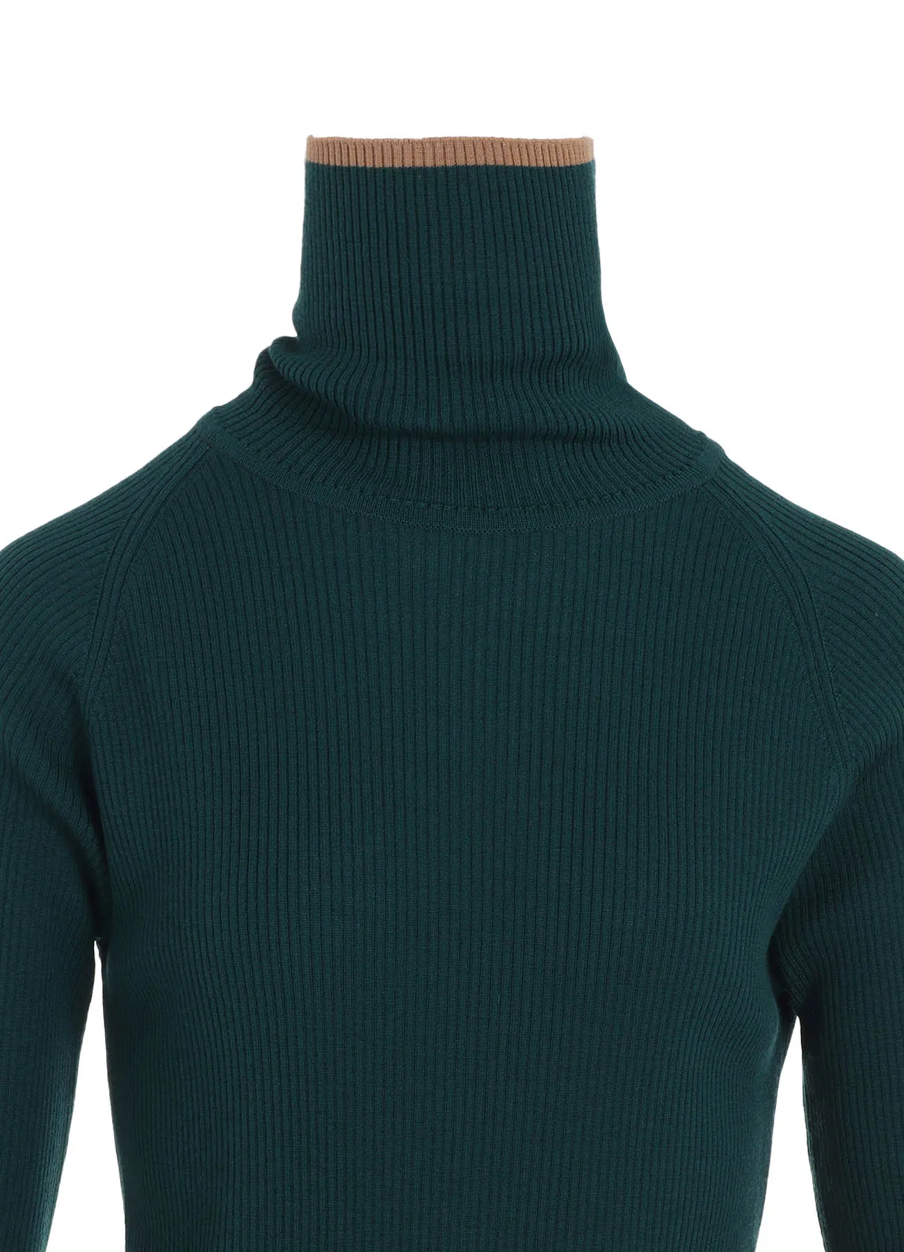 Y's × JOHN SMEDLEY TURTLENECK RIBBED KNIT